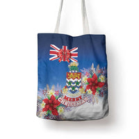 Cayman Islands Christmas Tote Bag Coquette Bow Xmas Vibe - Wonder Print Shop