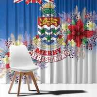 Cayman Islands Christmas Window Curtain Coquette Bow Xmas Vibe - Wonder Print Shop