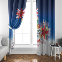 Cayman Islands Christmas Window Curtain Coquette Bow Xmas Vibe - Wonder Print Shop