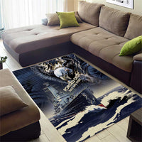 Navy Veteran 250th Anniversary Area Rug Forged Of Salt And Steel - Wonder Print Shop