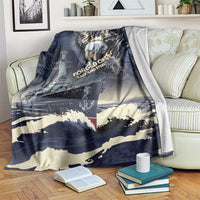 Navy Veteran 250th Anniversary Blanket Forged Of Salt And Steel - Wonder Print Shop