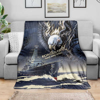 Navy Veteran 250th Anniversary Blanket Forged Of Salt And Steel - Wonder Print Shop