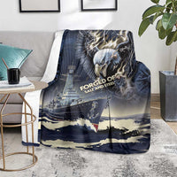 Navy Veteran 250th Anniversary Blanket Forged Of Salt And Steel - Wonder Print Shop