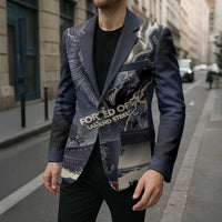 Navy Veteran 250th Anniversary Blazer Forged Of Salt And Steel - Wonder Print Shop