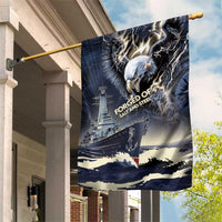 Navy Veteran 250th Anniversary Garden Flag Forged Of Salt And Steel - Wonder Print Shop