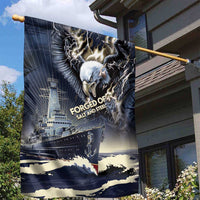 Navy Veteran 250th Anniversary Garden Flag Forged Of Salt And Steel - Wonder Print Shop