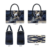 Navy Veteran 250th Anniversary Leather Bag Forged Of Salt And Steel - Wonder Print Shop