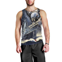 Navy Veteran 250th Anniversary Men Tank Top Forged Of Salt And Steel - Wonder Print Shop