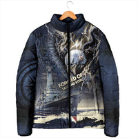 Navy Veteran 250th Anniversary Padded Jacket Forged Of Salt And Steel - Wonder Print Shop