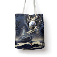 Navy Veteran 250th Anniversary Tote Bag Forged Of Salt And Steel - Wonder Print Shop