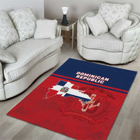 Dominican Republic Area Rug Dominicana Flag Map