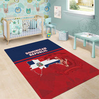 Dominican Republic Area Rug Dominicana Flag Map