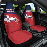 Dominican Republic Car Seat Cover Dominicana Flag Map