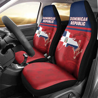 Dominican Republic Car Seat Cover Dominicana Flag Map