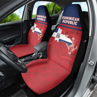 Dominican Republic Car Seat Cover Dominicana Flag Map