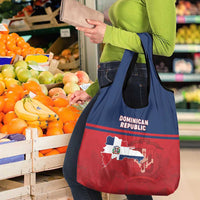 Dominican Republic Grocery Bag Dominicana Flag Map