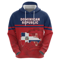 Personalized Dominican Republic Hoodie Dominicana Flag Map
