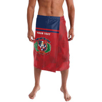 Personalized Dominican Republic Lavalava Dominicana Flag Map