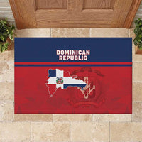 Dominican Republic Rubber Doormat Dominicana Flag Map