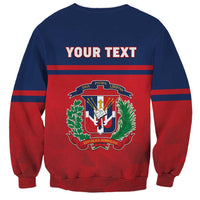 Personalized Dominican Republic Sweatshirt Dominicana Flag Map