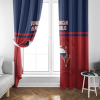 Dominican Republic Window Curtain Dominicana Flag Map
