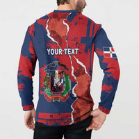 Personalized Dominican Republic Button Sweatshirt Bayahibe Rose Unique Style