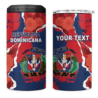 Personalized Dominican Republic 4 in 1 Can Cooler Tumbler Bayahibe Rose Unique Style