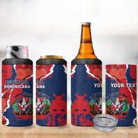 Personalized Dominican Republic 4 in 1 Can Cooler Tumbler Bayahibe Rose Unique Style