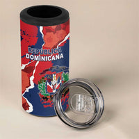 Personalized Dominican Republic 4 in 1 Can Cooler Tumbler Bayahibe Rose Unique Style