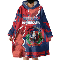 Personalized Dominican Republic Wearable Blanket Hoodie Bayahibe Rose Unique Style