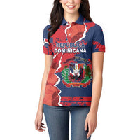 Personalized Dominican Republic Women Polo Shirt Bayahibe Rose Unique Style