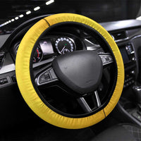 Barbados Gold Trident Steering Wheel Cover With Coat Of Arms