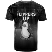 Funny Penguin Resist T Shirt Flippers Up I Stand With Penguins