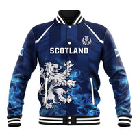 Scotland Rugby Custom Baseball Jacket Go Scottish Thistle Unique Style