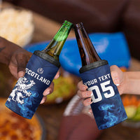 Scotland Rugby Custom 4 in 1 Can Cooler Tumbler Go Scottish Thistle Unique Style