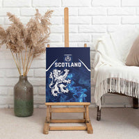 Scotland Rugby Canvas Wall Art Go Scottish Thistle Unique Style