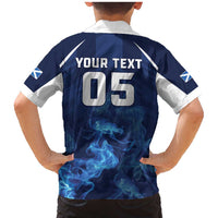 Scotland Rugby Custom Family Matching Mermaid Dress and Hawaiian Shirt Go Scottish Thistle Unique Style