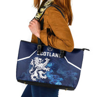 Scotland Rugby Leather Tote Bag Go Scottish Thistle Unique Style