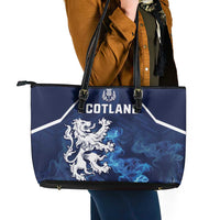 Scotland Rugby Leather Tote Bag Go Scottish Thistle Unique Style