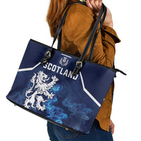 Scotland Rugby Leather Tote Bag Go Scottish Thistle Unique Style