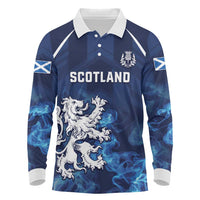 Scotland Rugby Custom Long Sleeve Polo Shirt Go Scottish Thistle Unique Style