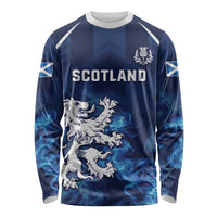 Scotland Rugby Custom Long Sleeve Shirt Go Scottish Thistle Unique Style