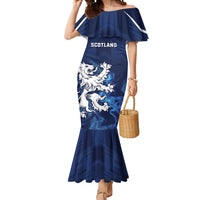 Scotland Rugby Custom Mermaid Dress Go Scottish Thistle Unique Style