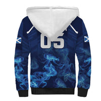 Scotland Rugby Custom Sherpa Hoodie Go Scottish Thistle Unique Style