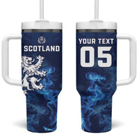 Scotland Rugby Custom Tumbler With Handle Go Scottish Thistle Unique Style