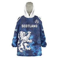 Scotland Rugby Custom Wearable Blanket Hoodie Go Scottish Thistle Unique Style