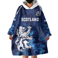 Scotland Rugby Custom Wearable Blanket Hoodie Go Scottish Thistle Unique Style