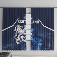 Scotland Rugby Window Curtain Go Scottish Thistle Unique Style