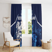 Scotland Rugby Window Curtain Go Scottish Thistle Unique Style