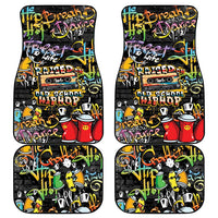 Raised On Hip Hop Car Mats Graffiti Art Style - Wonder Print Shop